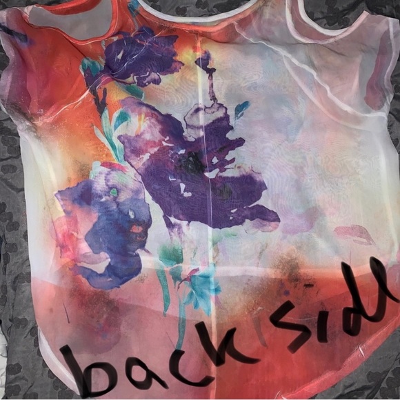 Coral Pencil Skirt With A Off Shoulder Polyester Summer Top - Picture 6 of 7